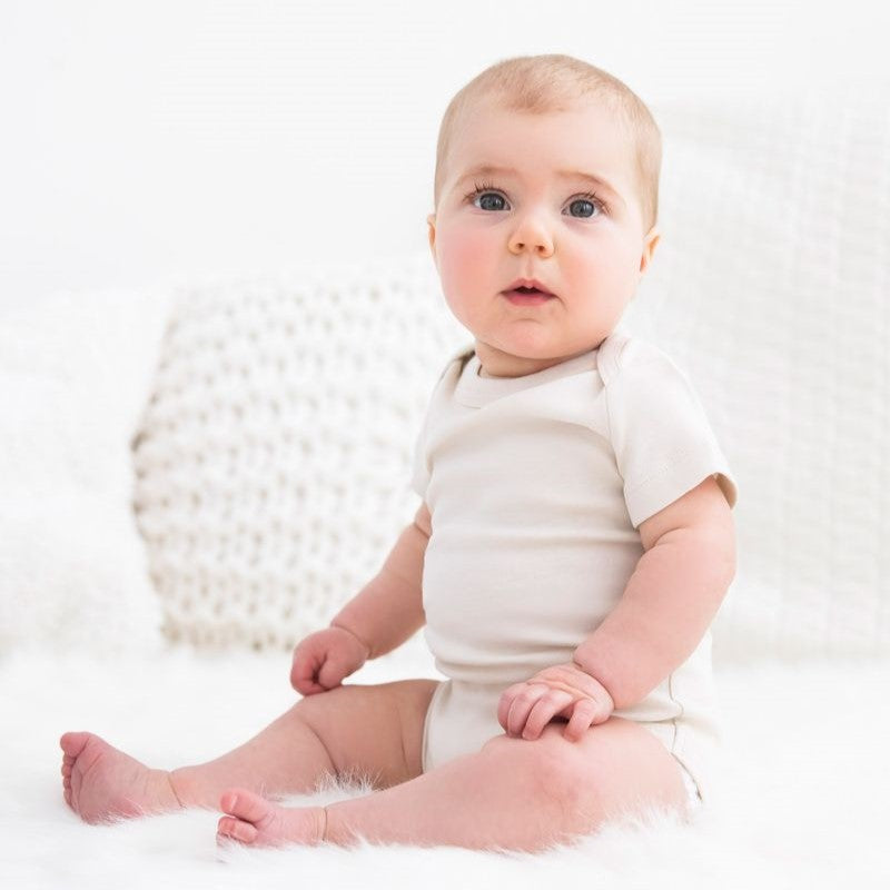 Classic Short Sleeve Bodysuit | Natural