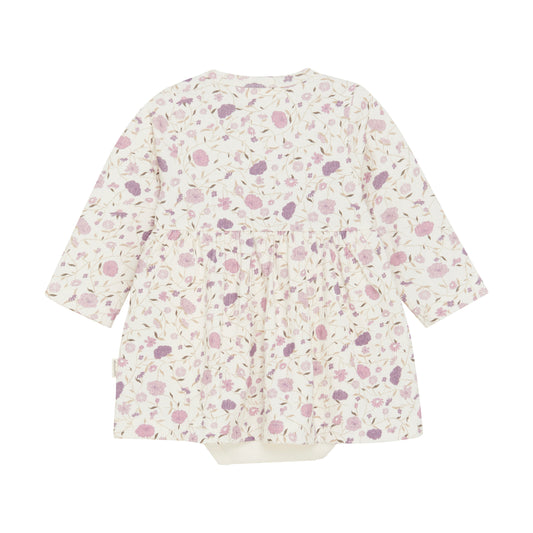 Print Dress | Eggnog Floral