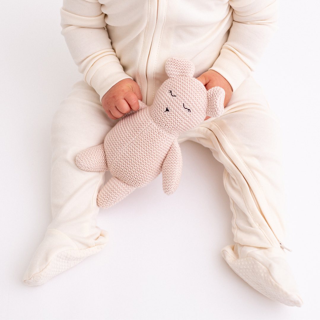 Zip Footie Sleeper | Natural