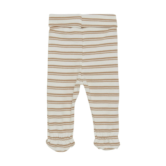 Flat back product image of footed baby leggings