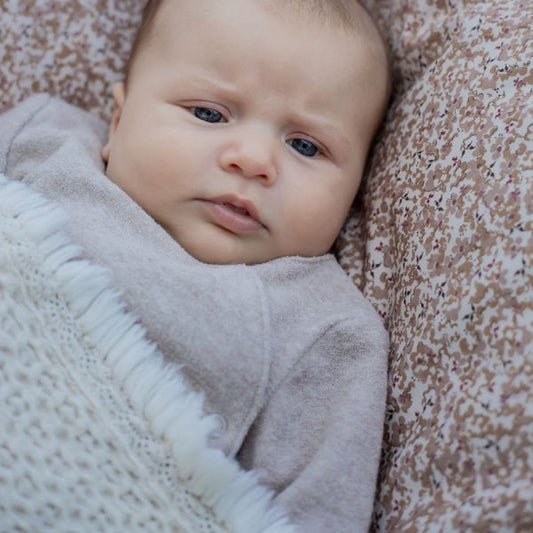 Cozy Terry Babysuit | Ash Rose