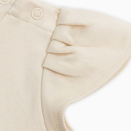 Petal Sleeve Bodysuit | Ivory