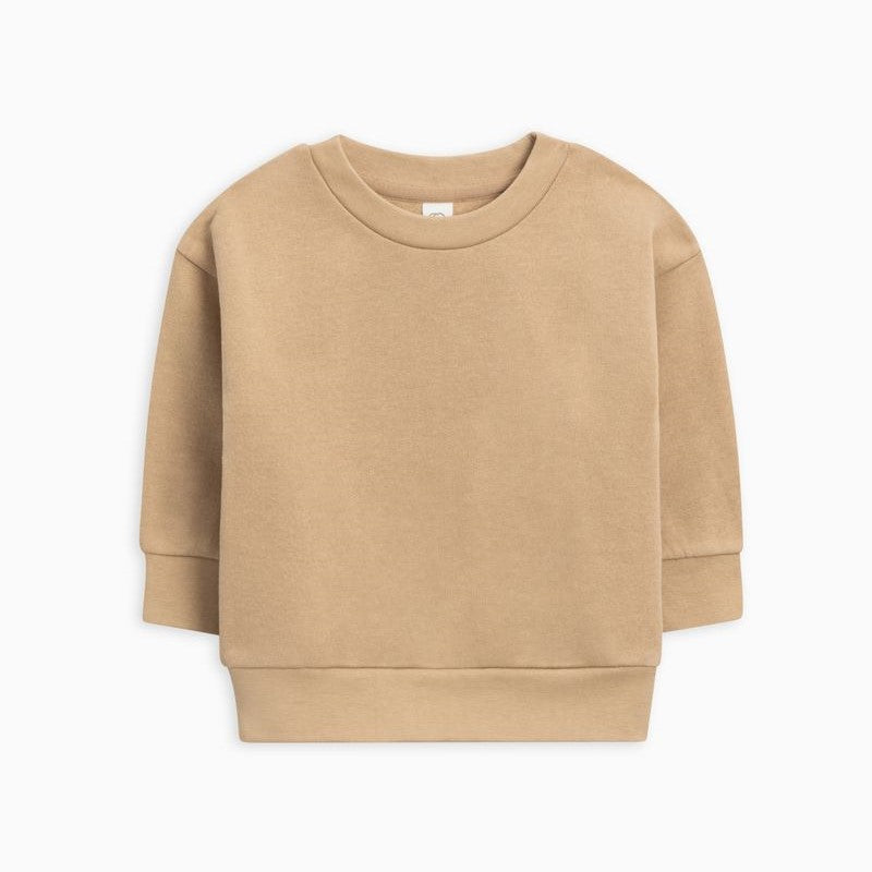Drop Shoulder Pullover | Latte