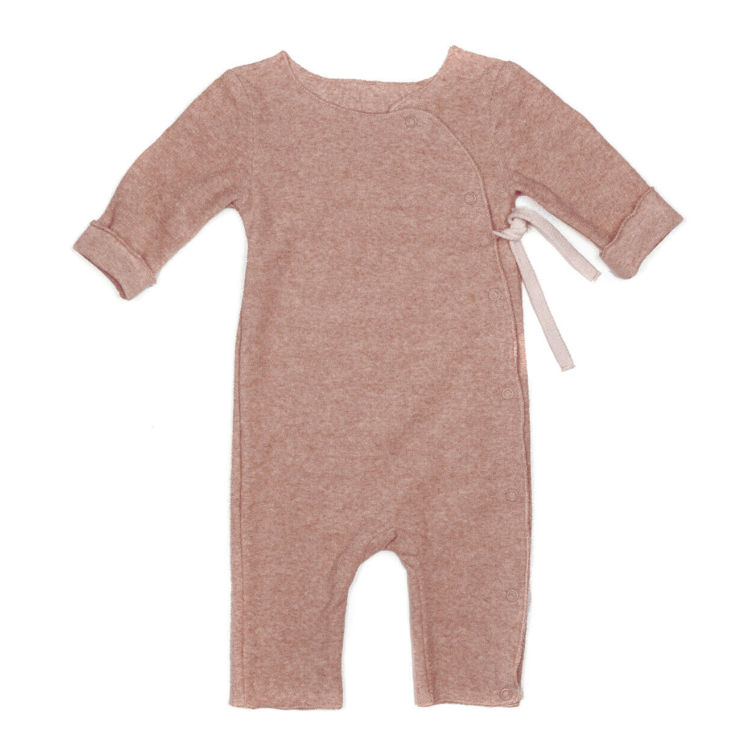 Cozy Terry Babysuit | Ash Rose