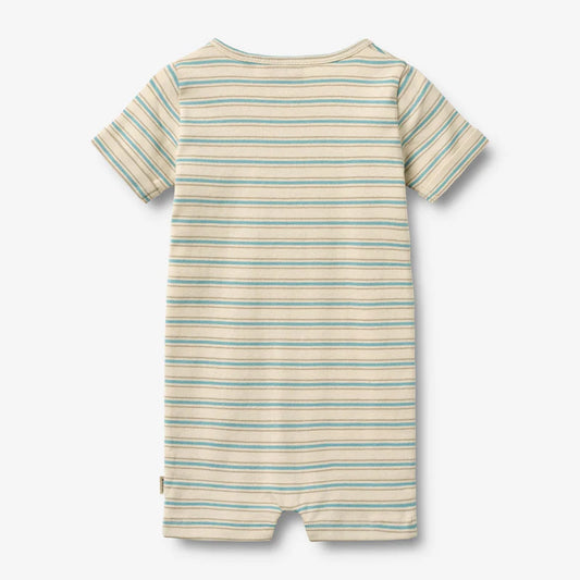 Flat back product image of summer baby playsuit