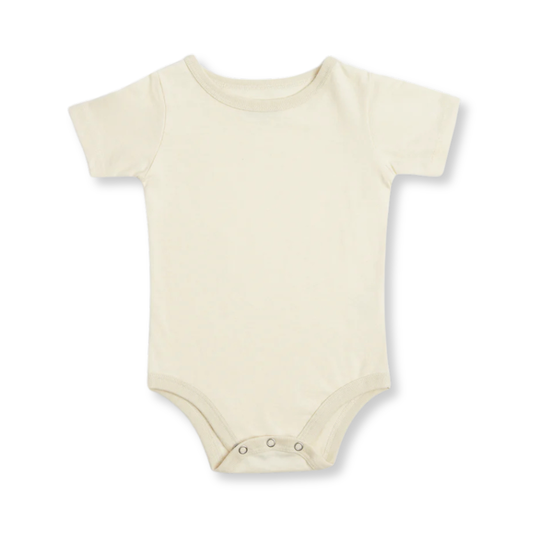 Short Sleeve Bodysuit | Natural