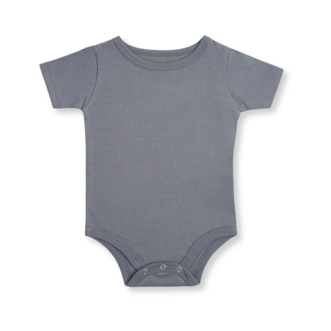Short Sleeve Bodysuit | Slate Blue