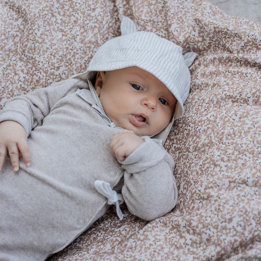 Cozy Terry Babysuit | Off White