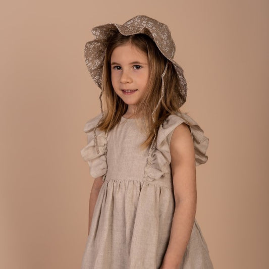 Isabell Linen Dress | Khaki