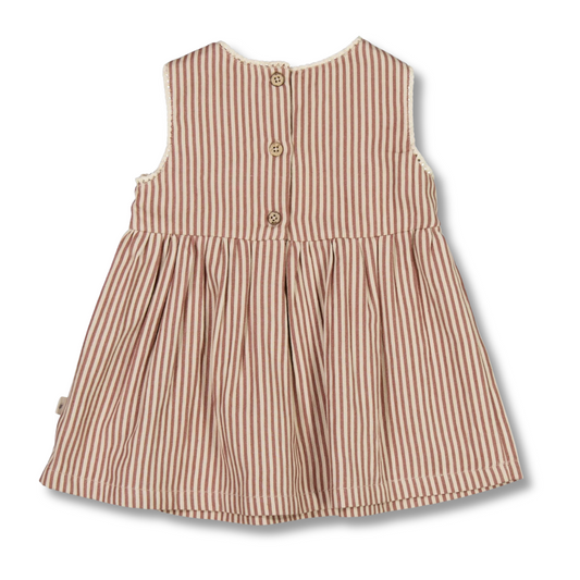 Kirsten Dress | Vintage Red Stripe