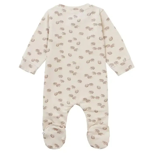 Footed Snap Playsuit | Hedgehog Print