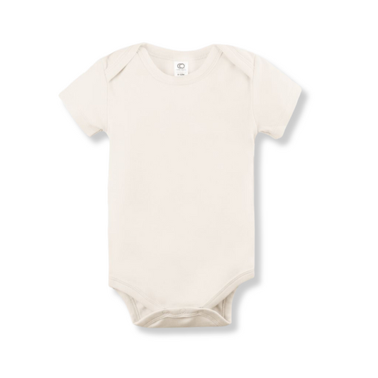 Classic Short Sleeve Bodysuit | Natural