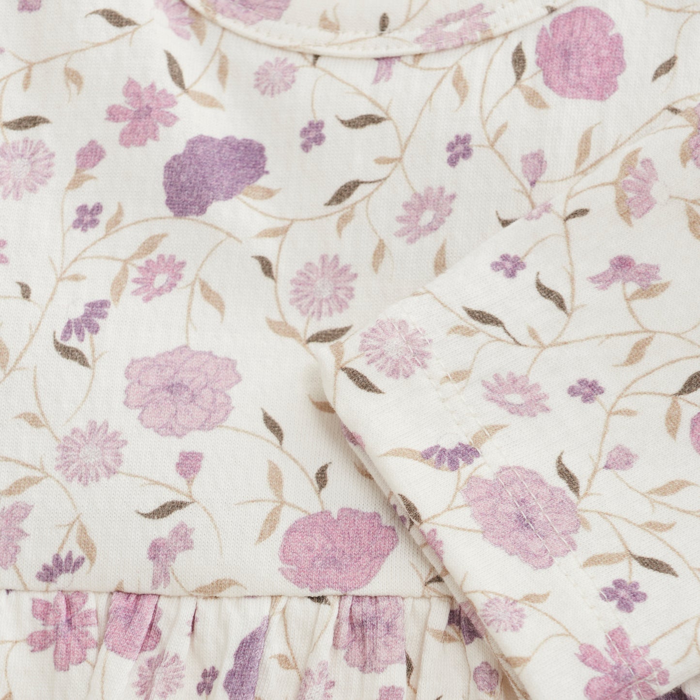 Print Dress | Eggnog Floral