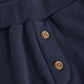 Close up product image of navy baby sweatpants