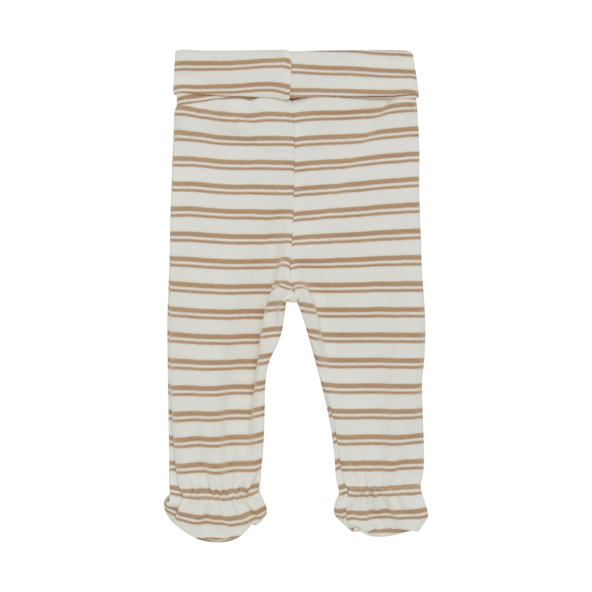 Flat back product image of footed baby leggings