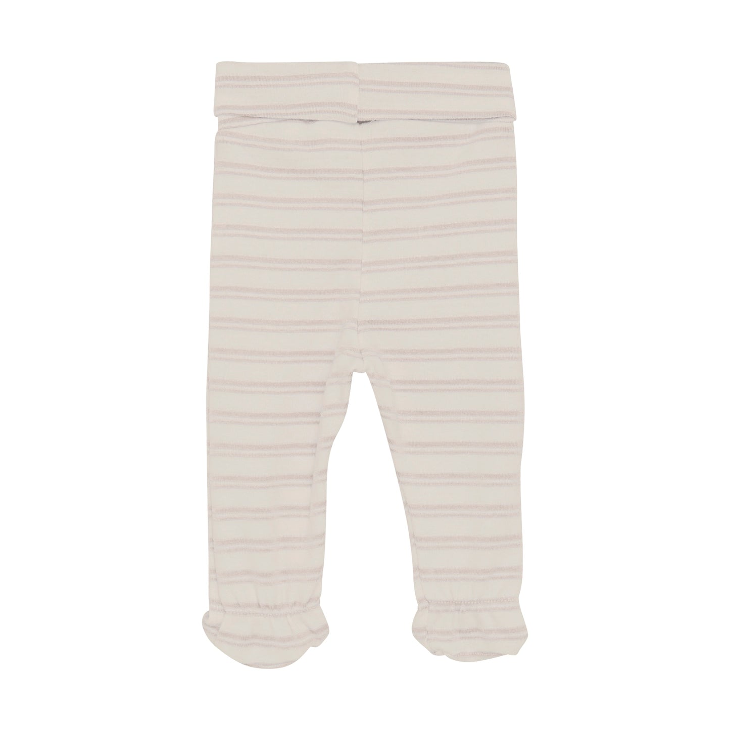 Flat back product image of footed baby leggings