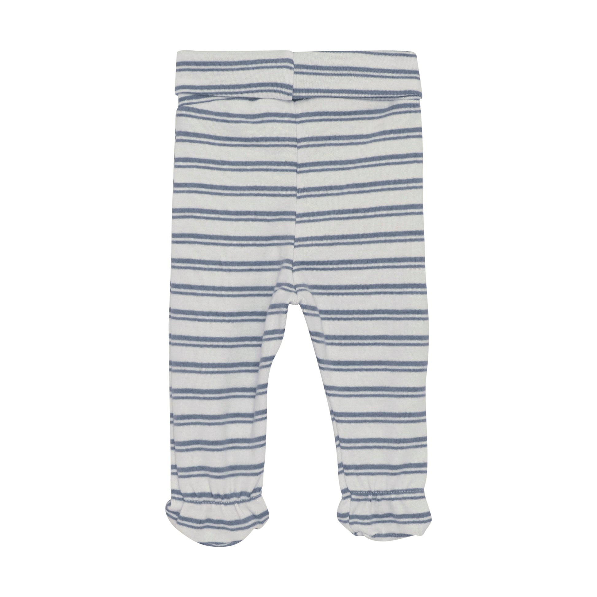 Flat back product image of footed baby leggings