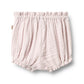Flat back product image of purple baby shorts
