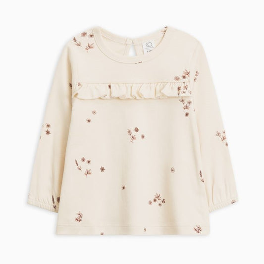 Long Sleeve Ruffle Top | Floral Rouge