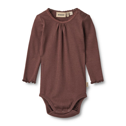 Lotta Rib Bodysuit | Eggplant