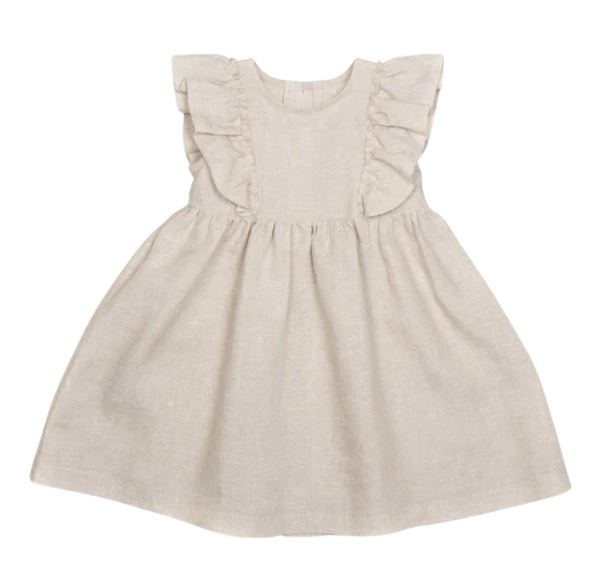 Isabell Linen Dress | Khaki