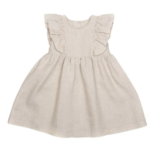 Isabell Linen Dress | Khaki