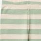 Close up product image of mint stripe  baby leggings