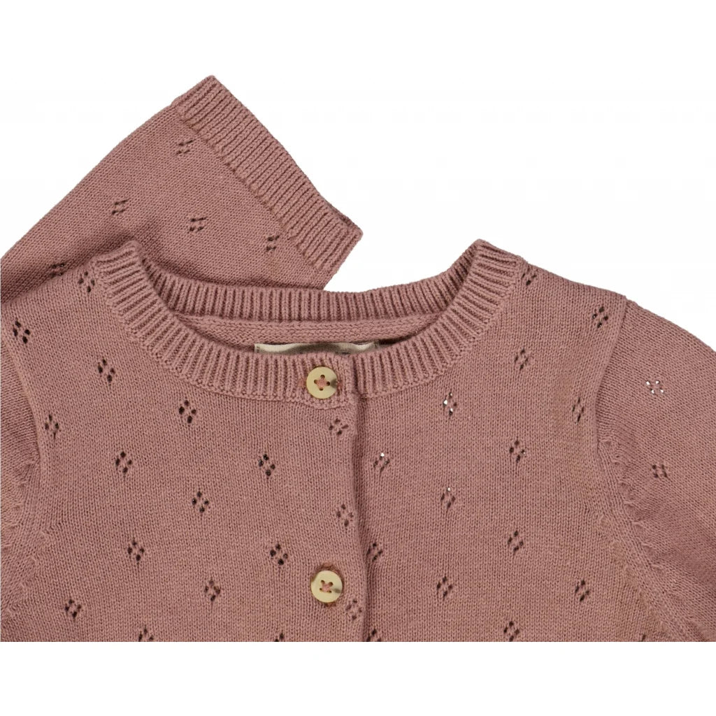 Maia Knit Cardigan | Powder Brown