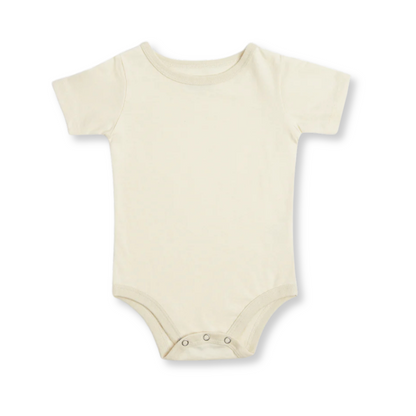 Short Sleeve Bodysuit | Natural