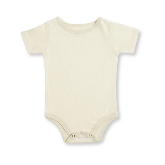 Short Sleeve Bodysuit | Natural