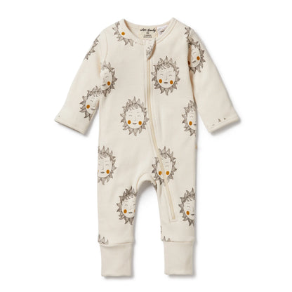 Zipper Playsuit | Shine Print