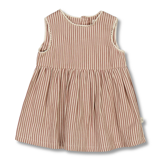 Kirsten Dress | Vintage Red Stripe