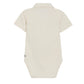 Flat back product image of a baby bodysuit 