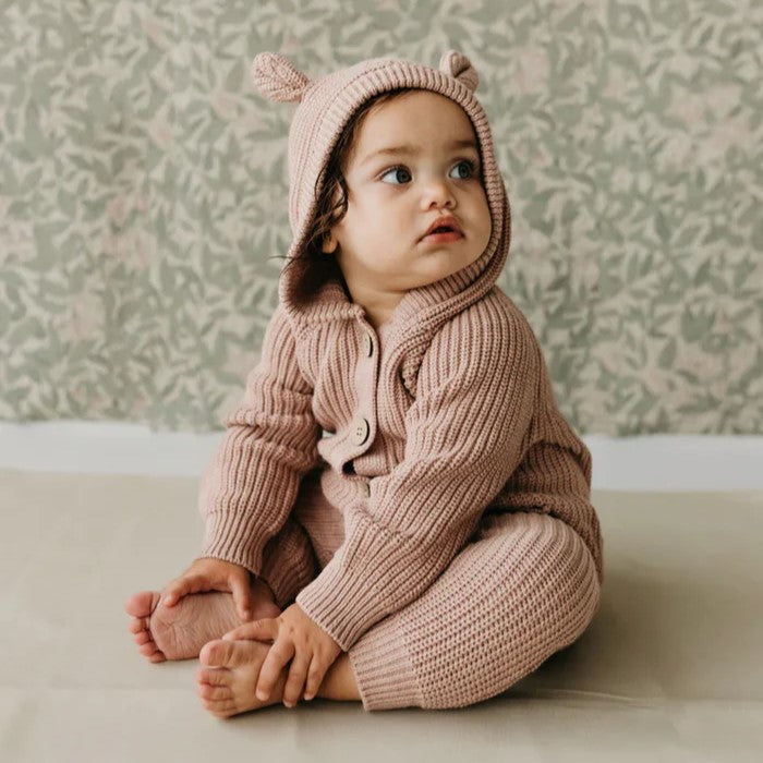 Luca Knit Onepiece | Mahogany Rose
