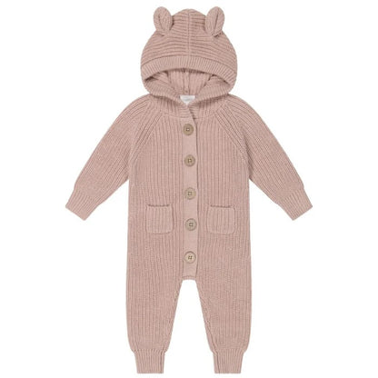 Luca Knit Onepiece | Mahogany Rose