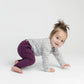 Long Sleeve Bodysuit | Grey Stripe