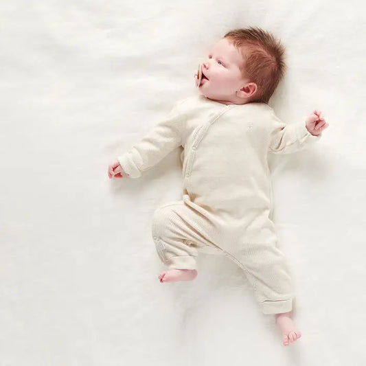 Wrap Playsuit | Oatmeal