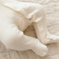 close up detail of pointelle fabric