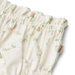 Close up product image of woven cotton baby bloomer shorts