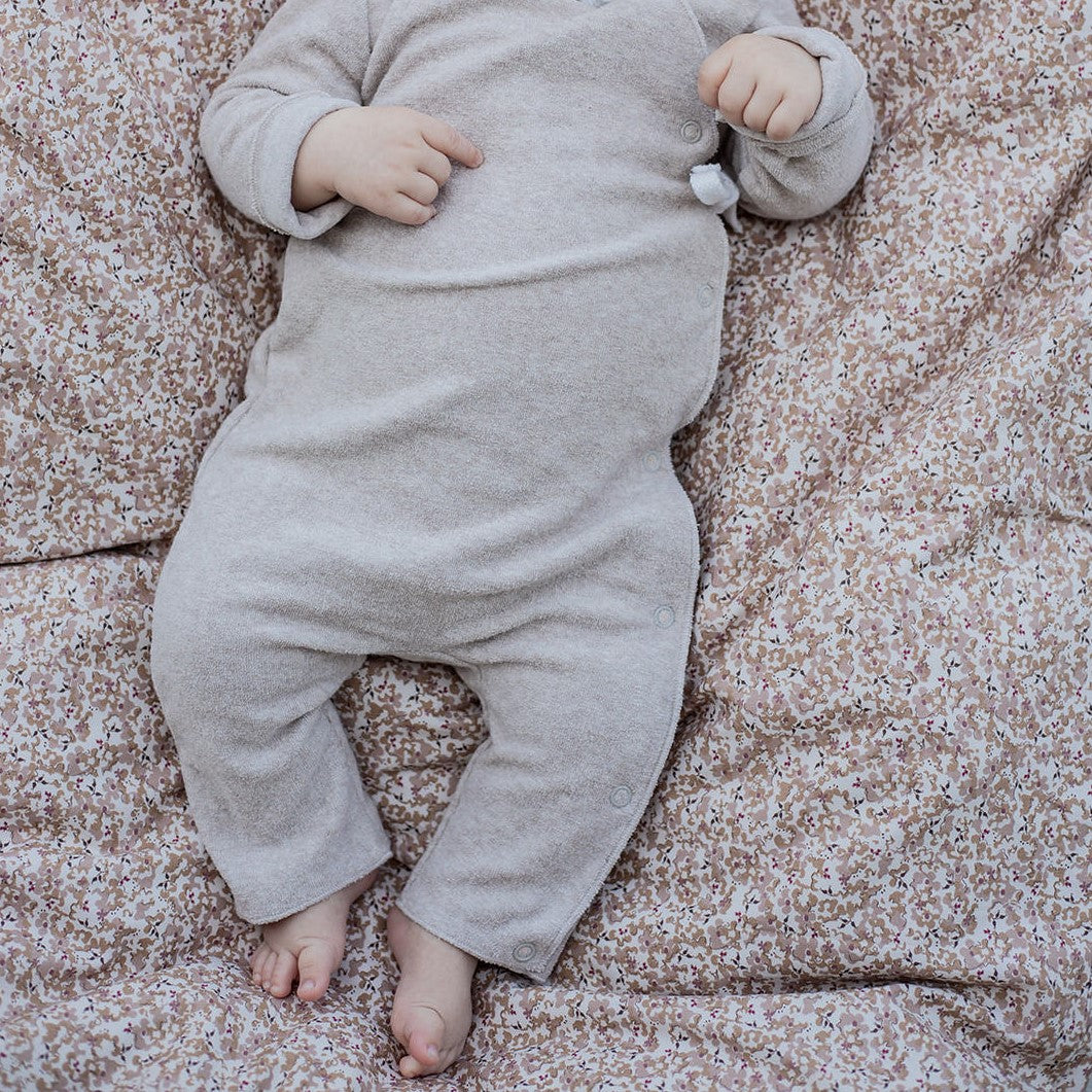 Cozy Terry Babysuit | Ash Rose